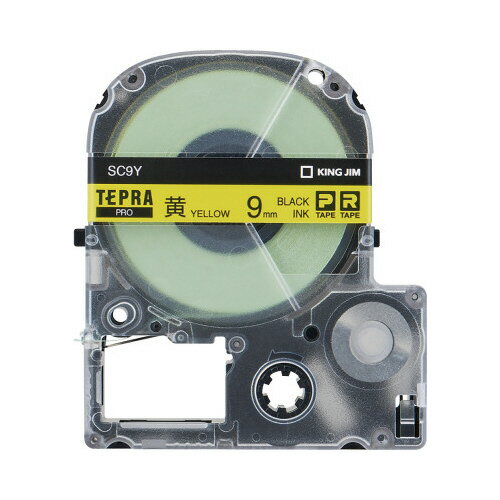 ★ポイント最大16倍★【在庫品は翌営業日発送】-ato6227-5484 テプラPROテープカートリッジエコP 5個入り 黄に黒文字 9mm幅×8m 1ケ 62...