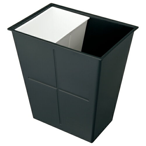 ★8/4-11 P最大27倍★【在庫品は翌営業日発送】-ato6240-6888 アンブル トラッシュ L 13L ブラック 1ケ 62406888 八幡化成 221241 -【@オフィス】