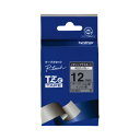 ★ポイント最大16倍★【在庫品は翌営業日発送】-ato6272-6436 ピータッチ用TZeテープカセット 銀つや消しに黒文字12mm幅 1ケ 62726436...