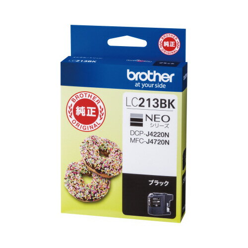 ★ポイント最大16倍★【在庫品は翌営業日発送】-ato6275-9298 ブラザー対応純正インクカートリッジ LC213BK 黒 1ケ 62759298 ブラザ...