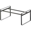 ★ポイント最大16倍★【在庫品は翌営業日発送】-ato6335-4355 伸縮シューズラックフレーム1段 ブラック 1ケ 63354355 山崎実業 07210 -【@オフィス】