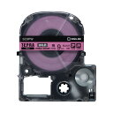 ★ポイント最大16倍★【在庫品は翌営業日発送】-ato6335-7080 テプラPROテープカートリッジ 強粘着ラベル ピンクに黒文字 9mm幅 1ケ 6335...