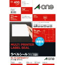 ★合計¥3,980以上で送料無料★【在庫品は翌営業日発送】-ato6340-8614 プリンタ兼用ラベルシール キレイにはがせるタイプ 4面 100枚 1ケ 63408614 エーワン 31265 -【@オフィス】