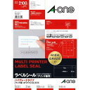 ★8/4-11 P最大27倍★【在庫品は翌営業日発送】-ato6340-8751 プリンタ兼用ラベルシールHGタイプ 21面上下余白付 100枚 1ケ 6340...