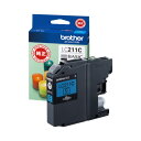 ★合計\3,980以上で送料無料★【在庫品は翌営業日発送】-ato6351-6593 ブラザー純正インク LC211C シアン 1ケ 63516593 ブラザー LC211C -【@オフィス】(2)
