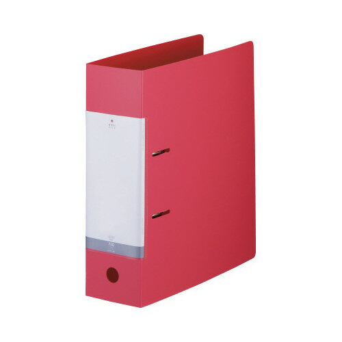 ★ポイント最大16倍★【在庫品は翌営業日発送】-ato6382-2083 D型リングファイル　A4　2穴　縦　750枚　赤 1ケ 63822083 リヒトラブ G2290-3 -【＠オフィス】