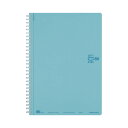 ★8/4-11 P最大27倍★【在庫品は翌営業日発送】-ato6384-3750 ソフトリングノート(ドット入り罫線) (カットオフ)B5 80枚 ライトブルー...