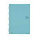 ★8/4-11 P最大27倍★【在庫品は翌営業日発送】-ato6384-3804 ソフトリングノート(ドット入り罫線) (カットオフ)A5 80枚 ライトブルー...