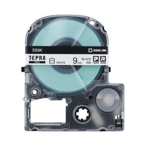 ★ポイント最大16倍★【在庫品は翌営業日発送】-ato6433-3519 テプラPROテープカートリッジ 10個パック 白に黒文字 9mm幅×8m 1ケ 643...