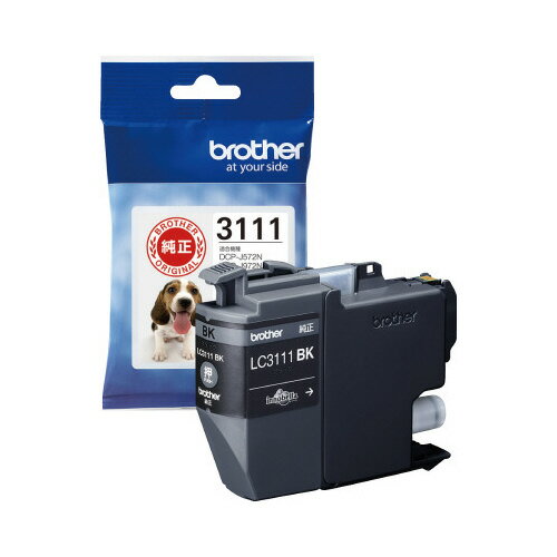 ★ポイント最大16倍★【在庫品は翌営業日発送】-ato6438-6140 ブラザー純正インク LC3111BK(ブラック) 1ケ 64386140 ブラザー L...