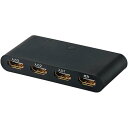 ★合計\3,980以上で送料無料★【在庫品は翌営業日発送】-ato6470-9703 HDMI切替器 3入力1出力 ブラック 1ケ 64709703 エレコム ...