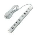 ★ポイント最大16倍★【在庫品は翌営業日発送】-ato6471-0006 3P8口電源タップ RoHs指令準拠 3mRoHs指令準拠二重構造工事用タップ 1ケ ...