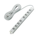 ★ポイント最大16倍★【在庫品は翌営業日発送】-ato6471-0013 3P8口電源タップ RoHs指令準拠 5mRoHs指令準拠二重構造工事用タップ 1ケ ...