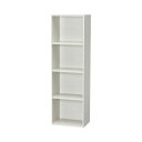 ★ポイント最大16倍★【在庫品は翌営業日発送】-ato6471-3304 カラーボックス 4段 オフホワイト A4ファイル対応サイズ 1ケ 64713304 アイリスオーヤマ CX-4Fオフホワイト -【@オフィス】
