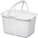 ★合計\3,980以上で送料無料★【在庫品は翌営業日発送】-ato6472-0289 ランドリーバスケット ホワイト Mサイズ 1ケ 64720289 アイリス...