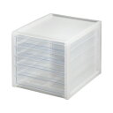 ★ポイント最大16倍★【在庫品は翌営業日発送】-ato6472-5987 SOFFICE A4レター 浅5段 クリア 1ケ 64725987 SANKA SLC-A5CL -【@オフィス】
