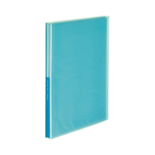 ★ポイント最大16倍★【在庫品は翌営業日発送】-ato6528-1703 クリヤーブック＜Glassele＞　（固定式）A4・40枚ライトブルー 1ケ 65281703 コクヨ ラ-GL40LB -【＠オフィス】