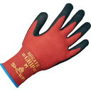 ★合計\3,980以上で送料無料★【在庫品は翌営業日発送】-ato6532-9924 No.380 ブレスグリップ Mサイズ レッド 背抜き手袋(ニトリルゴム)...