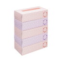 ★合計¥3,980以上で送料無料★【在庫品は翌営業日発送】-ato6534-5887 再生ボックスティシュー リース柄 200組×5箱 1ケ 65345887 カウネット 4235-9623 -【@オフィス】