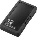 ★ポイント最大16倍★【在庫品は翌営業日発送】-ato6536-7780 SD/microSDカードケース SD6枚+マイクロSD6枚収納ブラック 1ケ 65367780 エレコム CMC-SDCPP12BK -【@オフィス】(2)