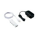 ★ポイント最大16倍★【在庫品は翌営業日発送】-ato6536-8060 USB2.0ハブ(ACアダプタ付) セルフパワー/4ポート/ホワイト 1ケ 65368060 エレコム U2H-AN4SWH -【@オフィス】