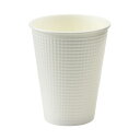★ポイント最大16倍★【在庫品は翌営業日発送】-ato6537-2159 エンボスカップ ホワイト 340ml 25個 1ケ 65372159 サンナップ C3425E -【@オフィス】