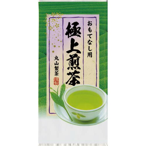 楽天【文具の月島堂】楽天市場店★ポイント最大16倍★【在庫品は翌営業日発送】-ato6537-2906 ＃おもてなし用　極上煎茶　100g 1ケ 65372906 丸山製茶 009552 -【＠オフィス】