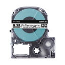 ★合計¥3,980以上で送料無料★【在庫品は翌営業日発送】-ato6600-7630 テプラPROテープカートリッジ ケーブル表示ラベル 白に黒文字24mm幅 1ケ 66007630 キングジム SV24KN -【@オフィス】