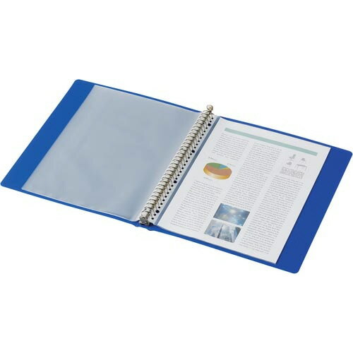 ★ポイント最大16倍★【在庫品は翌営業日発送】-ato6601-0500 クリヤーブック＜Glassele＞　替紙式背ポケットミドルD 1ケ 66010500 コクヨ ラ-GLB720D -【＠オフィス】 2