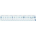 ★ポイント最大16倍★【在庫品は翌営業日発送】-ato6616-6696 はし0(ゼロ)メモリ直定規 15cm 1ケ 66166696 レイメイ藤井 APJ93...