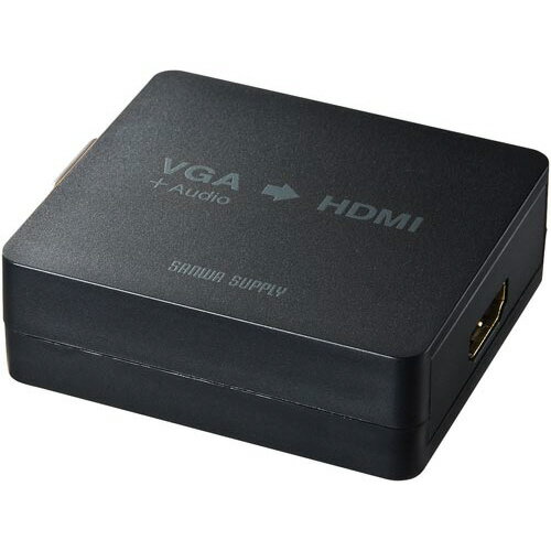 ★ポイント最大16倍★【在庫品は翌営業日発送】-ato6617-2918 VGA信号HDMI変換コンバーター アナログ信号をHDMI信号に変換できる 1ケ 66172918 サンワサプライ VGA-CVHD2 -【@オフィス】