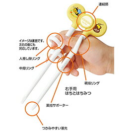 ★いまだけ！ポイント最大16倍★【教育施設様限定商品】-ed 163508 エジソンのお箸右手用(イエロー） メーカー名 -【教育・福祉】のサムネイル
