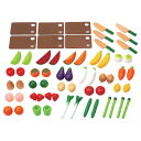 ★ポイント最大16倍★【教育施設様限定商品】-ed 101087 野菜と果物ダブルセット メーカー名 ウッディプッディ GF20-0020-【教育・福祉】