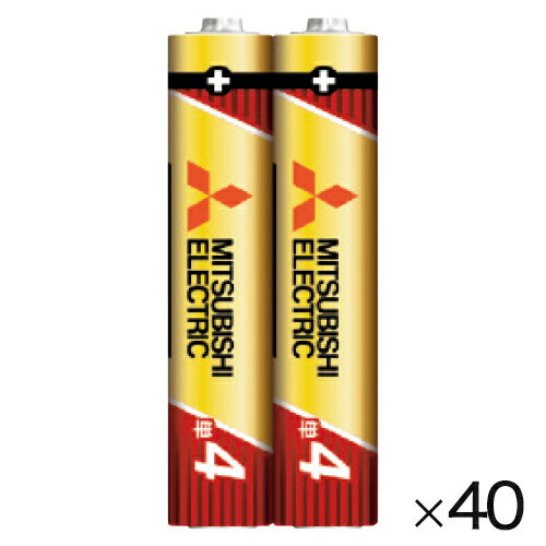 ★6/4-11 P最大27倍★【教育施設様限定商品】-ed 101317 アルカリ乾電池(40本)単4形 メーカー名 三菱電機 1113065*20-【教育・福祉】