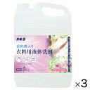 ★ポイント最大16倍★【教育施設様限定商品】-ed 125180 衣料用液体洗剤5kg(3本) メーカー名 カネヨ石鹸 230764*3-【教育・福祉】