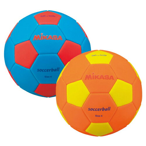 ★6/22-27 P最大27倍★【教育施設様限定商品】-ed 126397 マシーン縫いサッカーボール 4号（1）サックスブルー/レッド4号 メーカー名 ミカサ STPEF4SBLR-【教育・福祉】