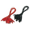 ★8/4-11 P最大27倍★【教育施設様限定商品】-ed 134051 リード線 赤黒各10本(両ミノムシ) メーカー名 B10-6503-【教育・福祉】