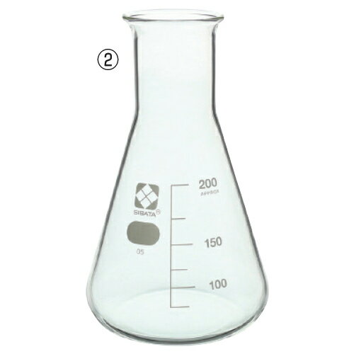 共通摺合平底なす形フラスコ 50mL 【005400-2450】