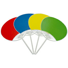 ★ポイント最大16倍★【教育施設様限定商品】-ed 144044 カラーうちわ黄 メーカー名 -【教育・福祉】