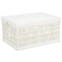 ★7/19-26 P最大27倍★【教育施設様限定商品】-ed 149509 フタ付折りたたみコンテナ(32L) メーカー名 JEJアステージ 13420010-...