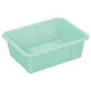 ★8/4-11 P最大27倍★【教育施設様限定商品】-ed 152299 アシスト抗菌角ざる 深型 中(390×295×H130mm)ブルー中(39×29.5×...
