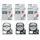★5/9-16 P最大27倍★【教育施設様限定商品】-ed 154991 テプラPROカートリッジ 白に黒文字 ロングタイプ(10個)18mm メーカー名 キン...