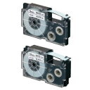 ★8/4-11 P最大27倍★【教育施設様限定商品】-ed 155504 テ−プカ−トリッジ 白に黒文字(5個)24mm メーカー名 カ...