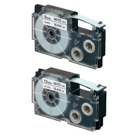 ★ポイント最大16倍★【教育施設様限定商品】-ed 155514 テ−プカ−トリッジ 白に黒文字（10個）24mm メーカー名 カシオ計算機 XR24WE5P*2-【教育・福祉】
