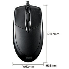 ★ポイント最大16倍★【教育施設様限定商品】-ed 156219 有線光学式マウスブラック メーカー名 サンワサプライ MA-130HUBK-【教育・福祉】