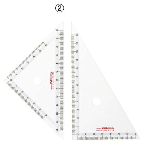 ★ポイント最大16倍★【教育施設様限定商品】-ed 158591 両面使える定規パルカラーネオ（3）分度器 メーカー名 320206-【教育・福祉】