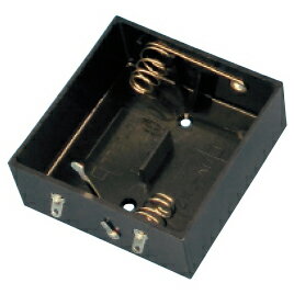 ★ポイント最大16倍★【教育施設様限定商品】-ed 158706 電池ホルダー スイッチ付（10個）（2）単1×2個用 メーカー名 P70-034510-【教育・福祉】