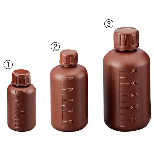 ★6/22-27 P最大27倍★【教育施設様限定商品】-ed 159628 細口丸型遮光瓶(茶)（1）100ml（16.7mm） メーカー名 ニッコー 2-5076-01-【教育・福祉】