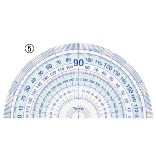 ★ポイント最大16倍★【教育施設様限定商品】-ed 159897 先生オススメ！定規・分度器（5）分度器（9cm） メーカー名 レイメイ藤井 APJ135-【教育・福祉】