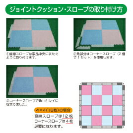 ★ポイント最大16倍★【教育施設様限定商品】-ed 164322 ジョイントクッション用スロープ直線（1本） メーカー名 みずわ工業 JQ-45スロープ-【教育・福祉】